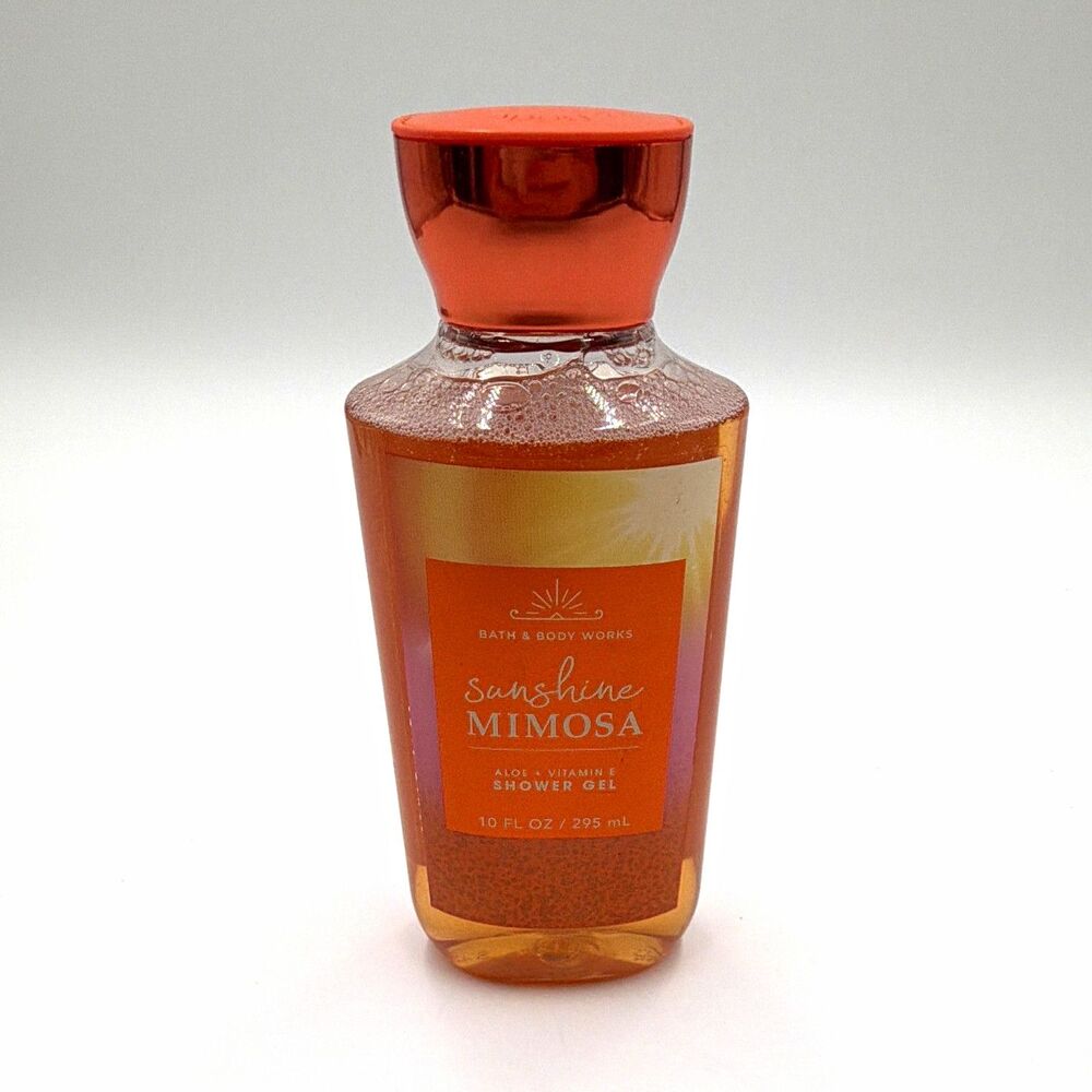 Bath & Body Works Sunshine Mimosa Shower Gel Aloe + Vitamin E 10 fl oz